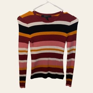 Forever 21 Contemporary Small Striped Long sleeve🍁
